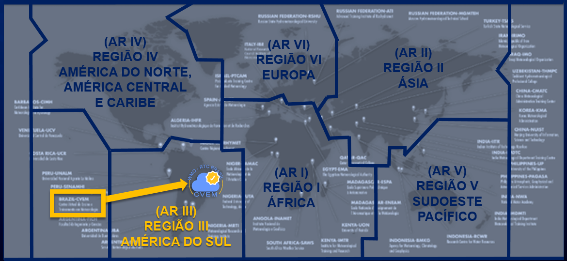Regiões do CVEM