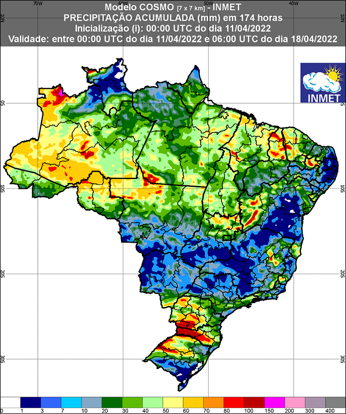 Previsão do Tempo para 14 dias 