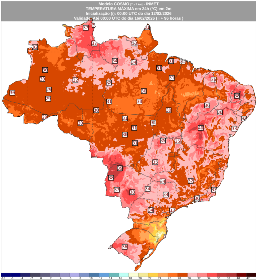 Carnaval terá chuvas