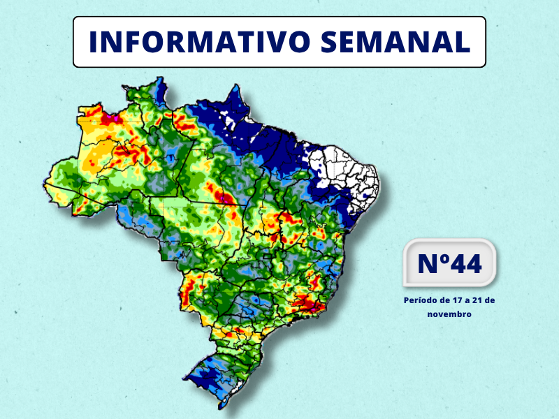 INMET divulga previsão para semana de 17 a 21 de novembro