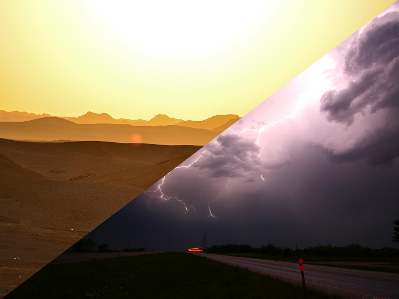 Tempestades e calor intenso marcam a semana do Natal