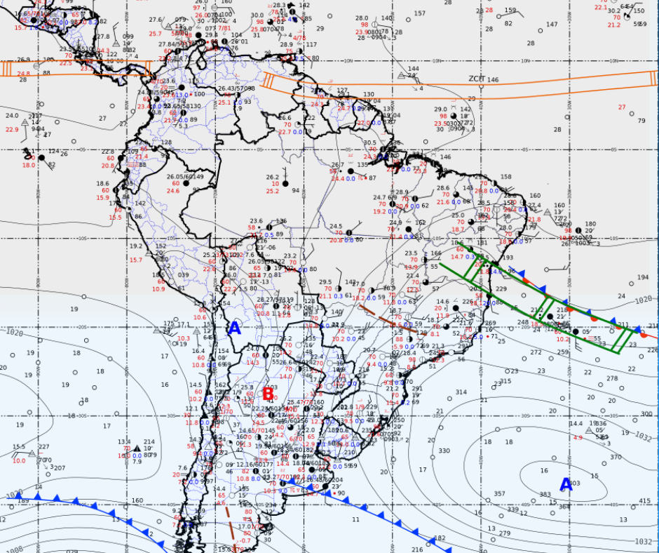 Primeiro Episódio da Zona de Convergência do Atlântico Sul (ZCAS) - 2025/2026
