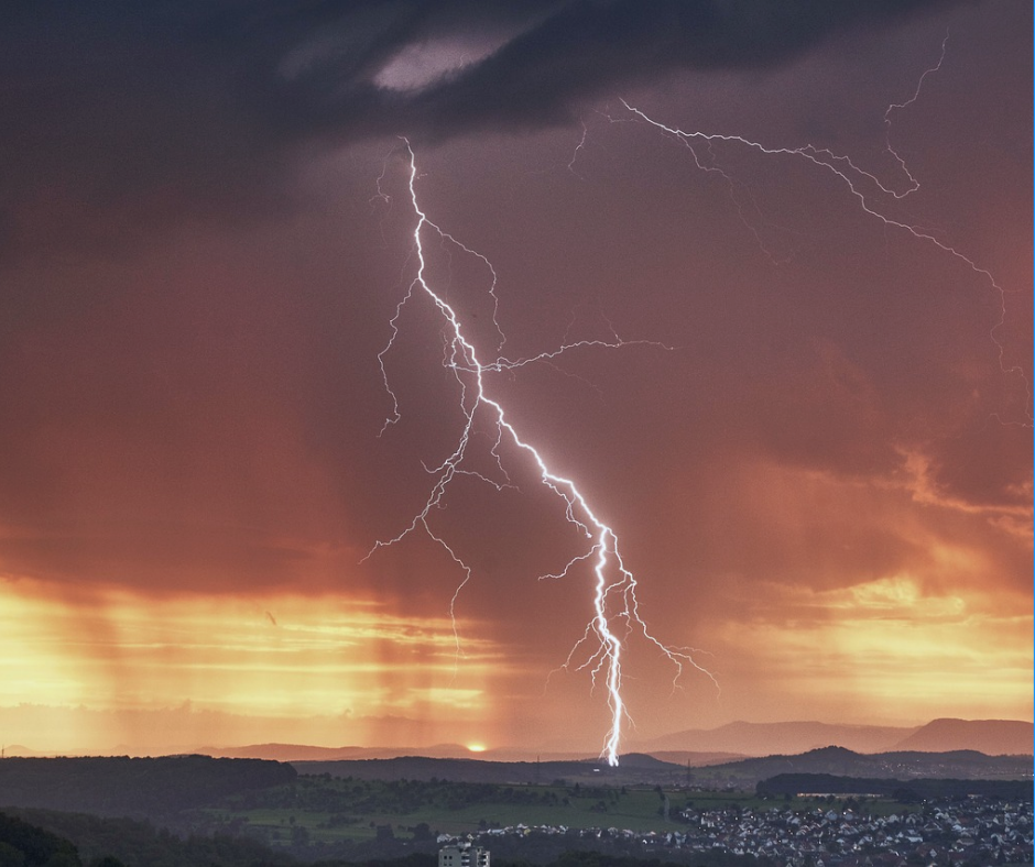 Risco de tempo severo nas Regiões Sul, Centro-Oeste e Sudeste