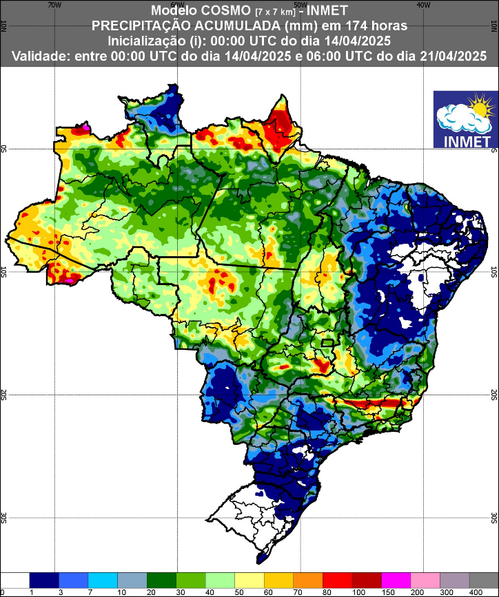 INMET divulga o Informativo Meteorológico nº 14/25