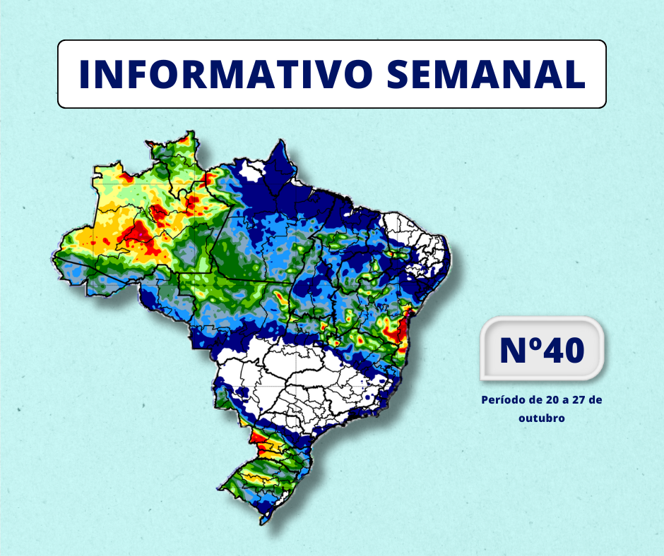 INMET divulga previsão para semana de 20 a 27 de outubro