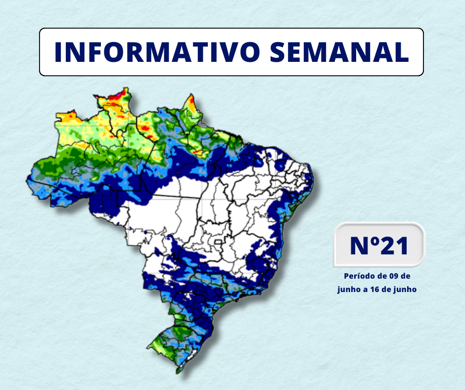 INMET divulga previsão para semana de 09 de junho a 16 de junho