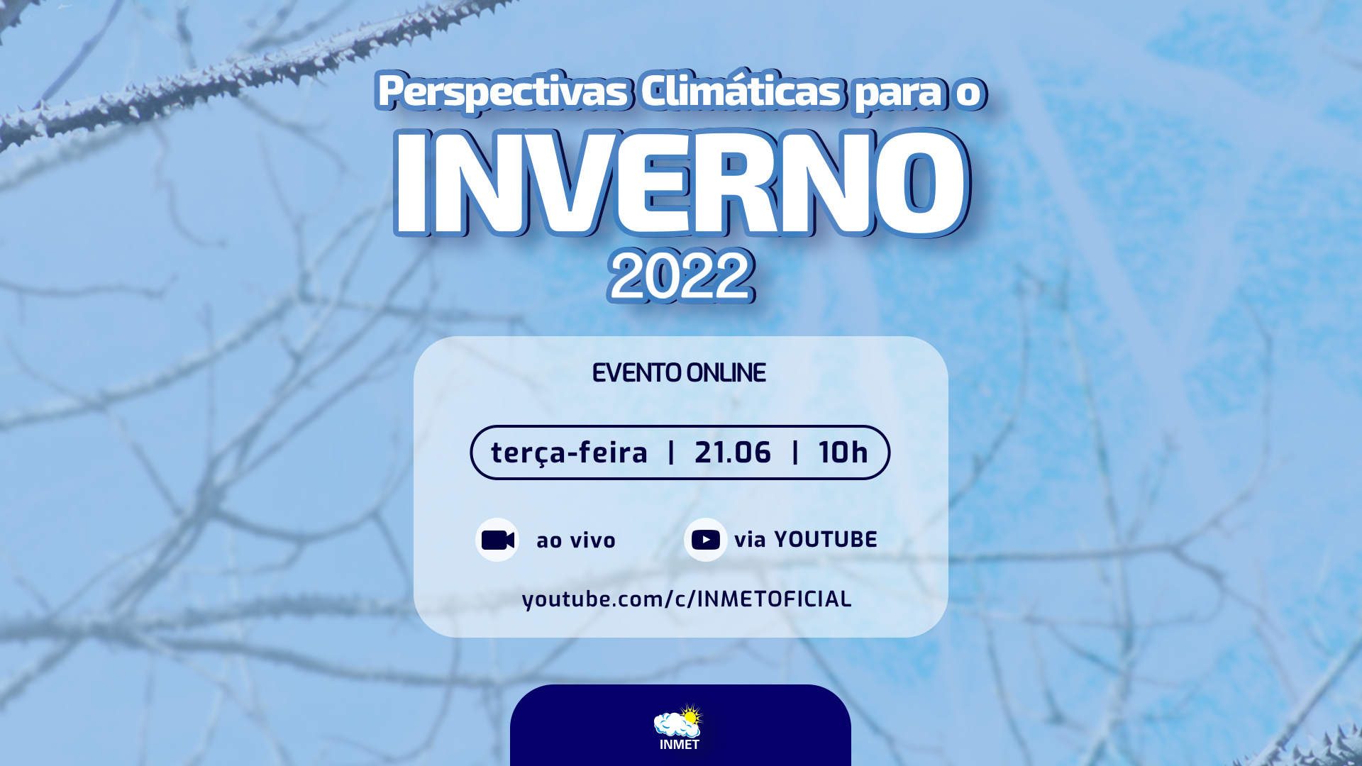 Convite - Perspectivas climáticas para o Inverno 2022