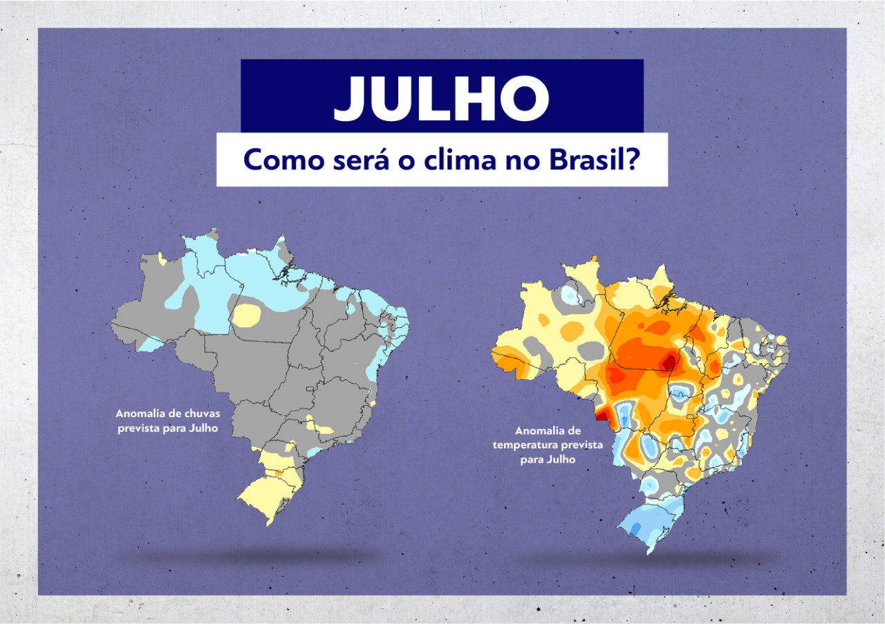 Julho: Como será o clima no Brasil?