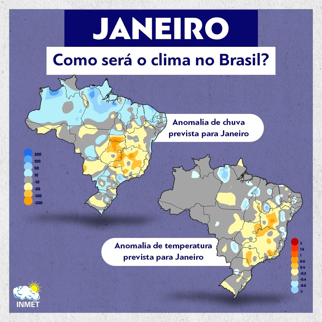 Janeiro: como será o clima no Brasil?