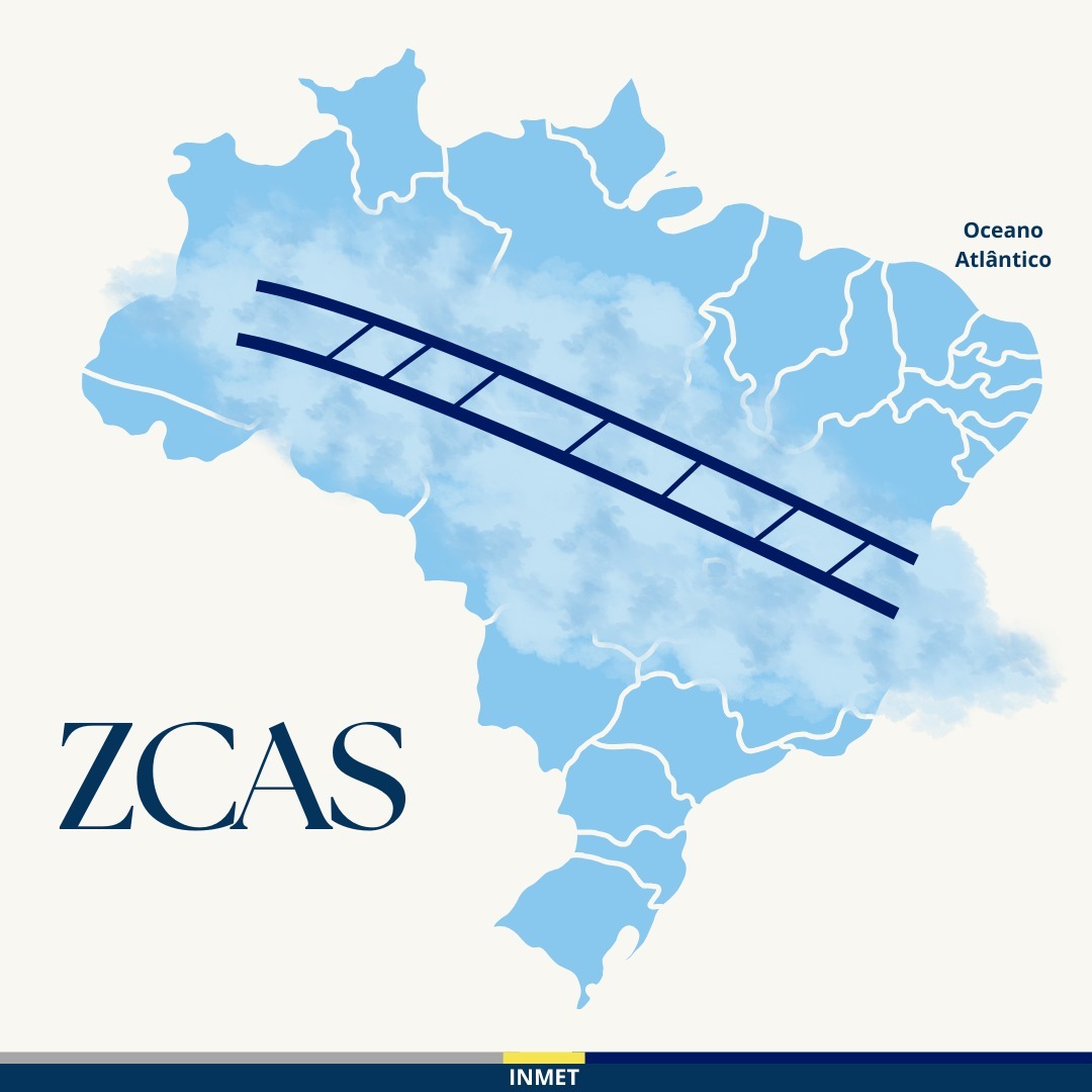 Nova ZCAS deve trazer mais chuva nos próximos dias