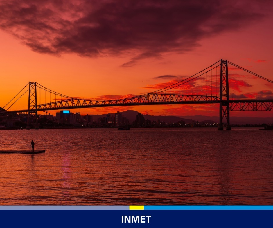 INMET emite aviso vermelho para o litoral de Santa Catarina devido às chuvas