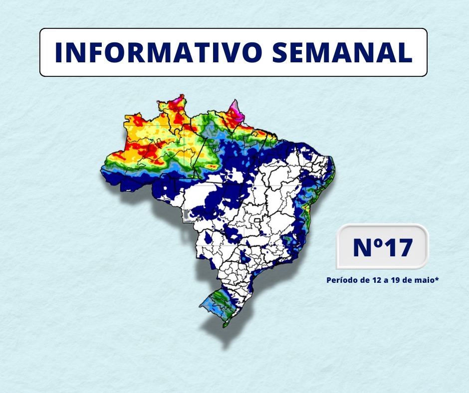 INMET divulga previsão para semana de 12 a 19 de maio