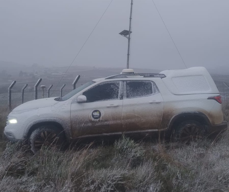 Neve é registrada nas Serras Gaúcha e Catarinense
