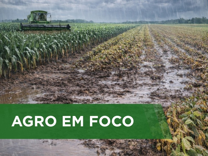 Chuvas persistentes afetam operações agrícolas em Mato Grosso