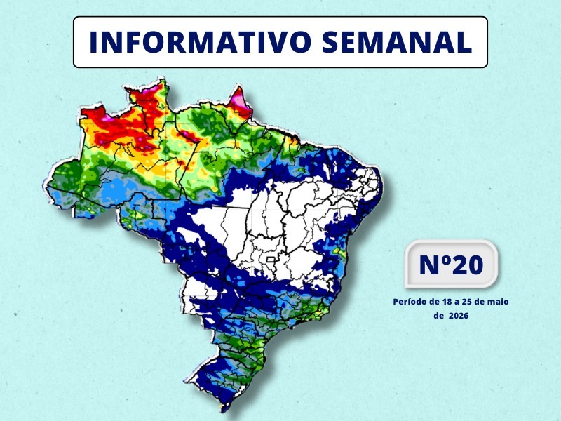 INMET divulga previsão para semana de 18 a 25 de maio de 2026