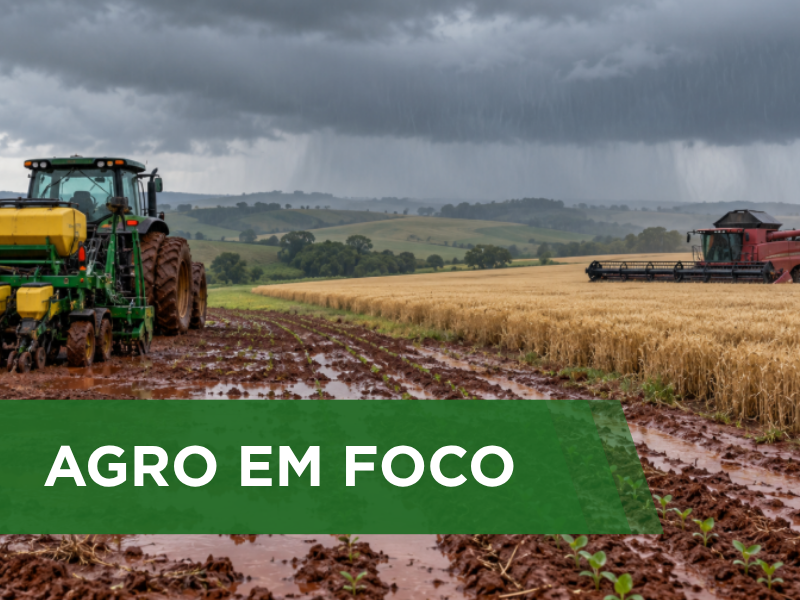 Chuvas podem comprometer o plantio de verão e colheita de inverno no Paraná