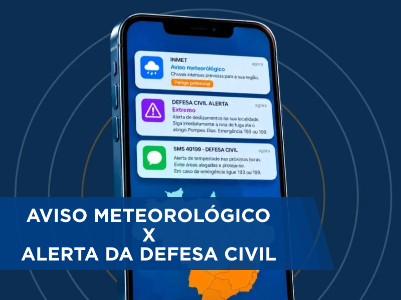Aviso meteorológico ou Alerta? Entenda a diferença