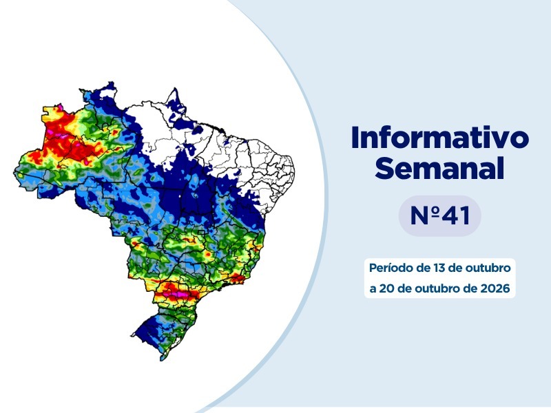 INMET divulga previsão para semana de 13 a 20 de outubro de 2026