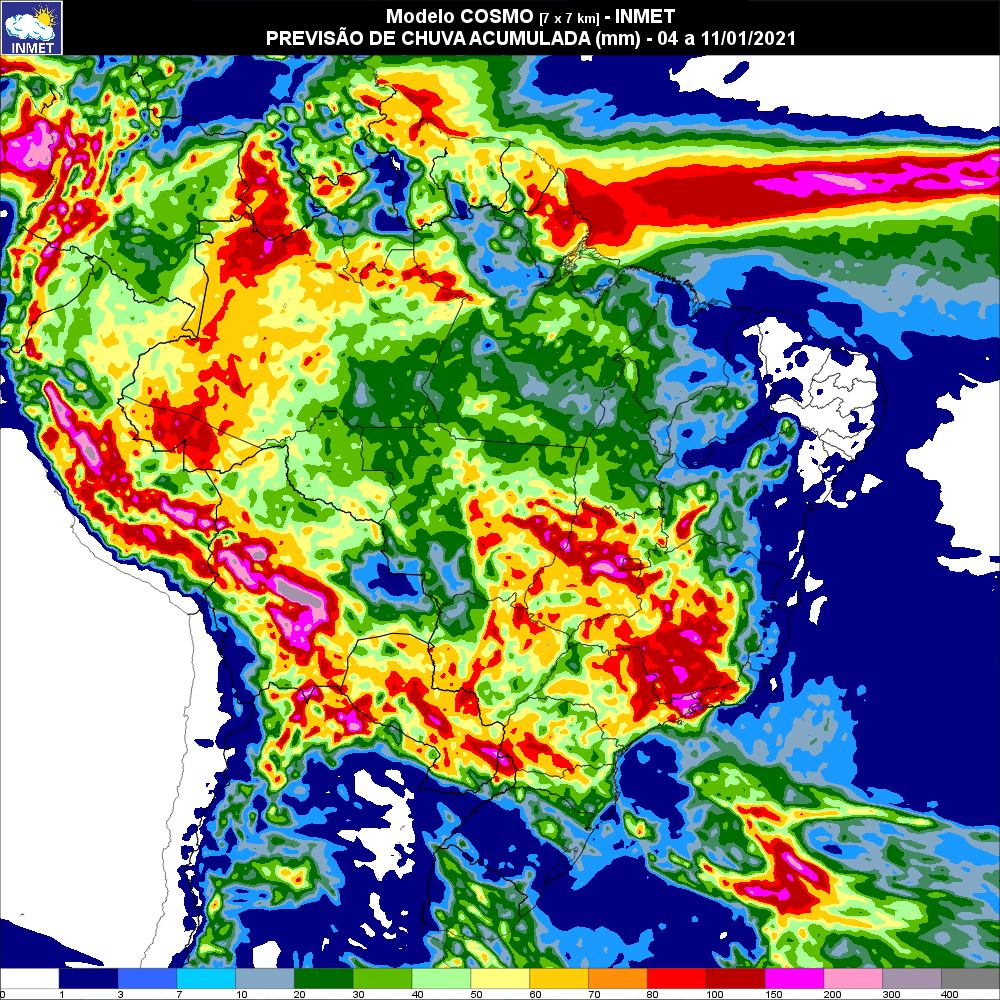 INFORMATIVO METEOROLÓGICO SEMANAL Nº 1 (04/01/2021)