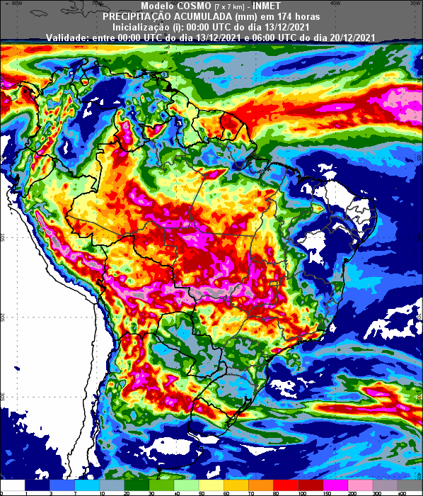 Informativo Meteorológico Semanal N° 48 (13/12/2021)