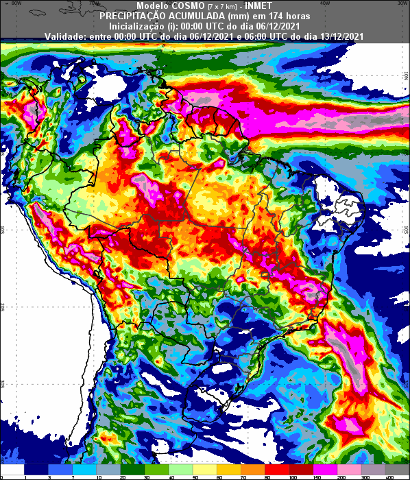 Informativo Meteorológico Semanal N° 47 (06/12/2021)