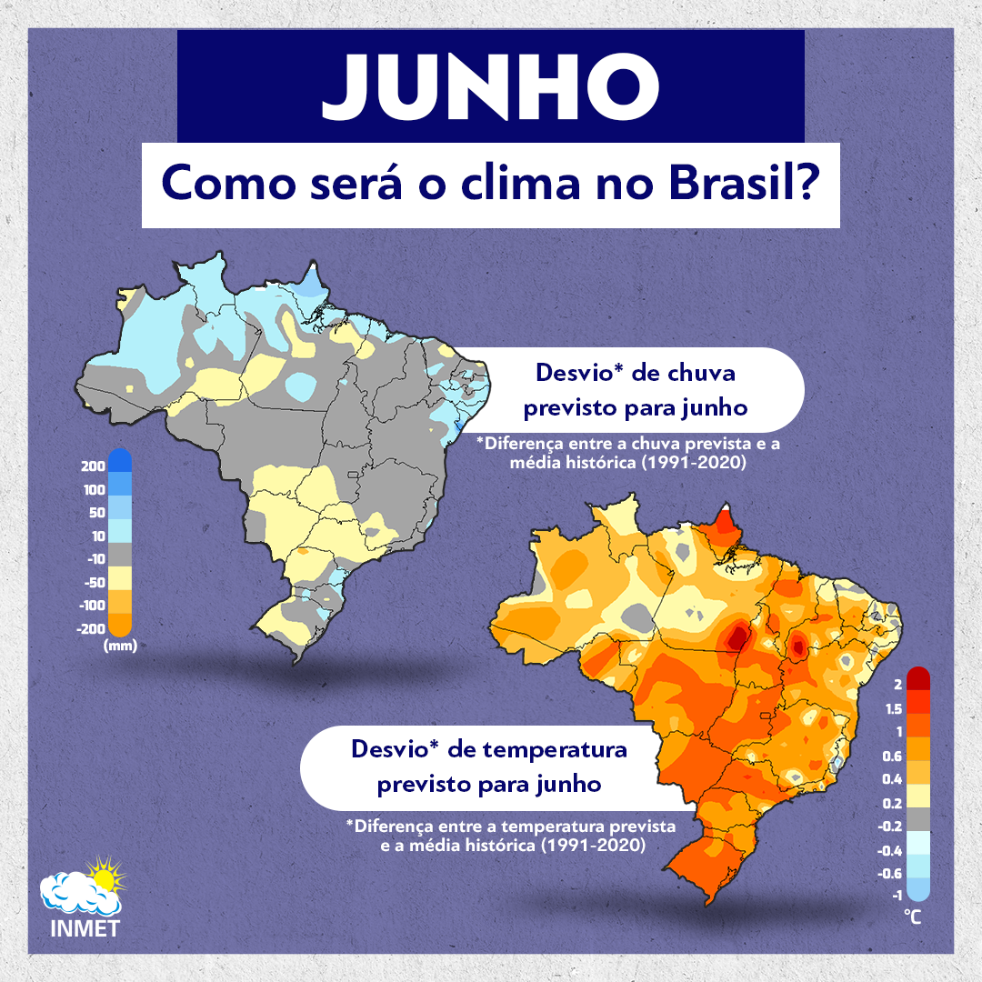 O que esperar do tempo nos próximos meses? Inmet te conta